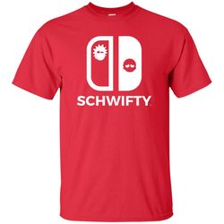 AGR Womens Rick And Morty Schwifty Nintedo Switch Logo Shirt