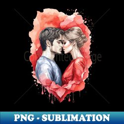 art love couple - Signature Sublimation PNG File - Capture Imagination with Every Detail