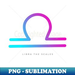 Gradient Libra Zodiac - Signature Sublimation PNG File - Unlock Vibrant Sublimation Designs