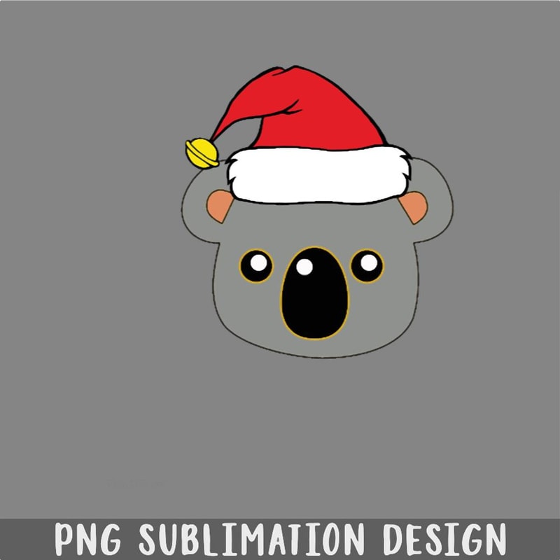 DM241123165-Christmas Koala PNG, Christmas PNG.jpg