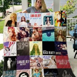 lana del rey quilt blanket, lana del rey blanket, lana del rey bedding blanket, quilt blanket, custom quilt blanket, per