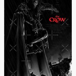 the crow by brandon lee movie poster premium matte vertical poster