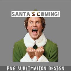 elf santas coming png, christmas png