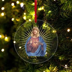 taylor swiftie jesus ornament, taylor ornament, taylor version, eras tour decor gift, eras tour jesus, taylor swiftie, s