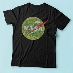 nasa rick and morty men&8217s t shirt