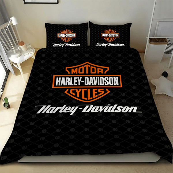Harley Davidson Bedding Set Cover Design 3D - M102003.jpg