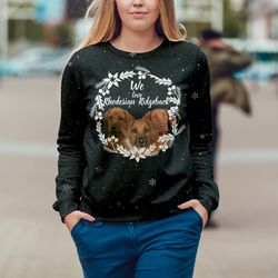 winter rhodesian ridgeback sweater, unisex sweater, sweater for dog lover