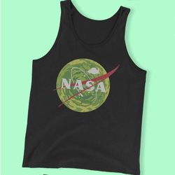nasa   rick and morty men&8217s tank top