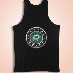 dallas stars club logo men&8217s tank top