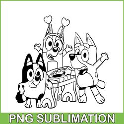 bluey playing svg png dxf eps bluey friends svg bluey cartoon svg