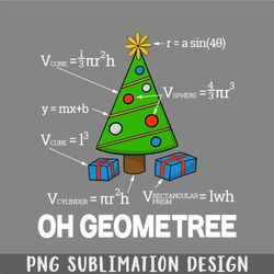 math geometry christmas tree geometree png, christmas png