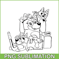 cute bluey design svg png dxf eps bluey cartoon svg bluey svg