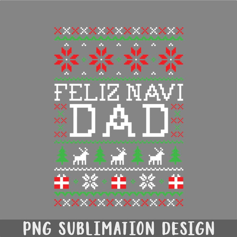 DM241123326-Feliz Navi DAD Ugly Christmas Sweater PNG, Christmas PNG.jpg