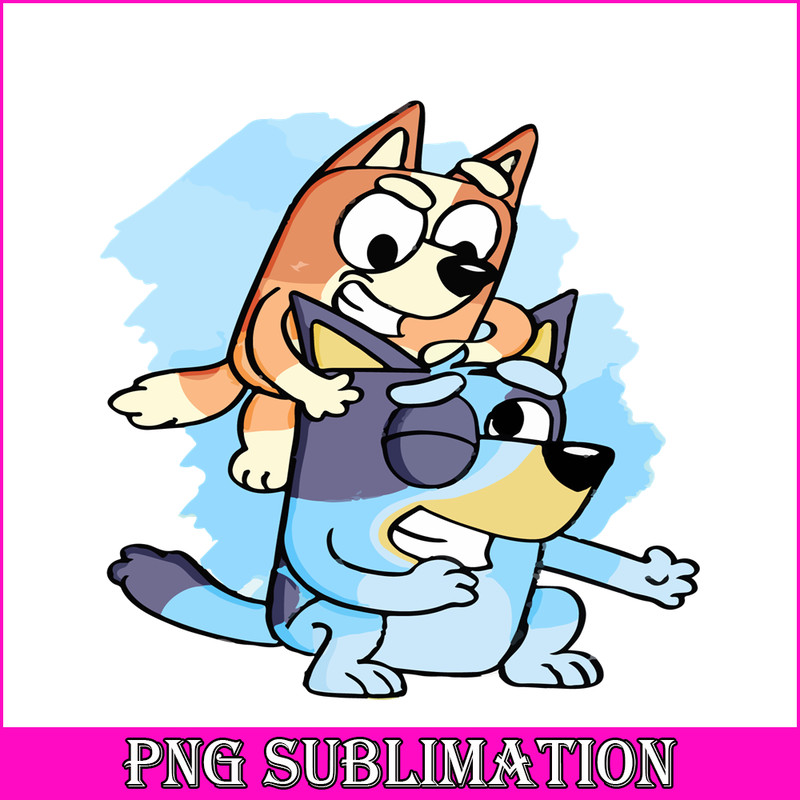 BL22112337-Funny Bluey Siblings SVG PDF PNG Bandit And Chilli SVG Bluey Family SVG.png