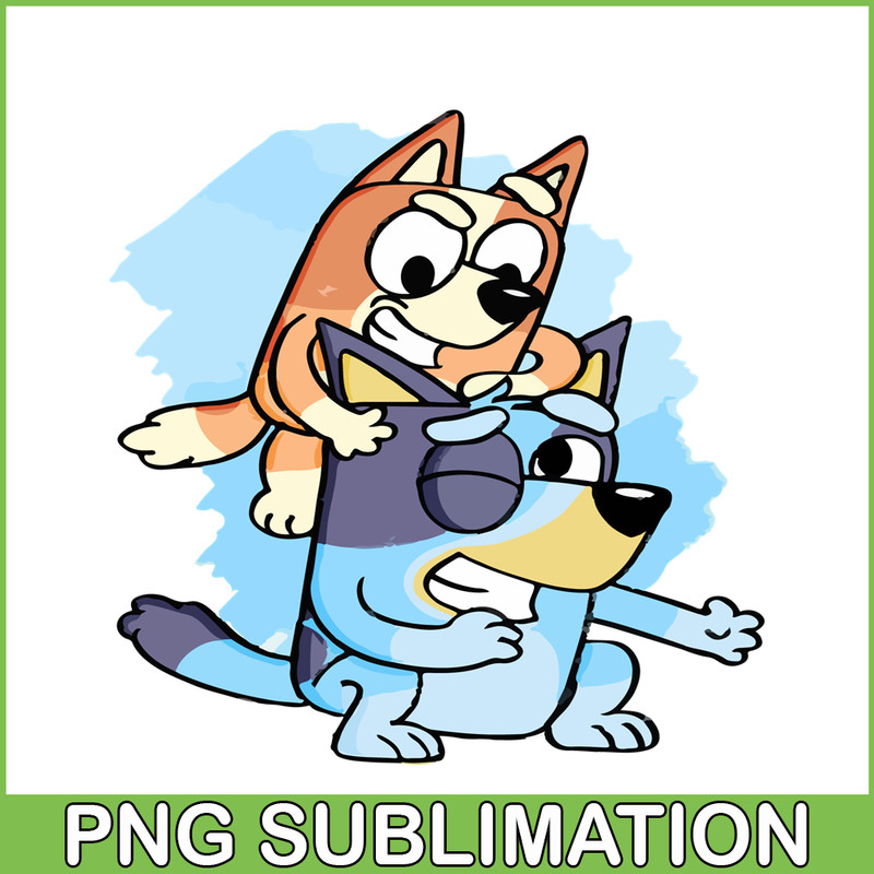 BL22112337-Funny Bluey Siblings SVG PDF PNG Bandit And Chilli SVG Bluey Family SVG.png