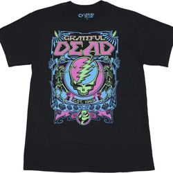 neon grateful dead t-shirt
