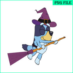 bluey broom svg