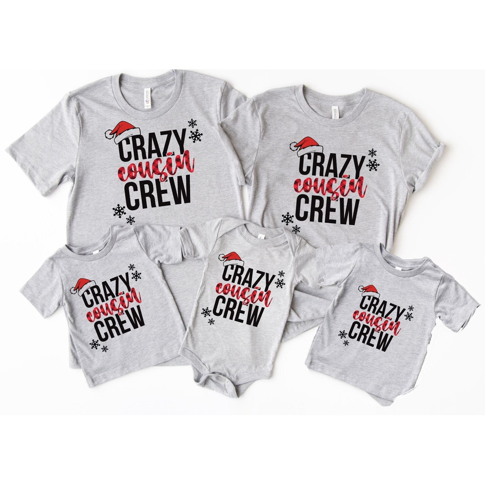 Crazy Cousin Crew Shirt, Christmas Cousin Shirts, Family Matching Shirts, Christmas Gift, Holiday Shirt, Cousin Crew Shirts, Christmas Shirt.jpg