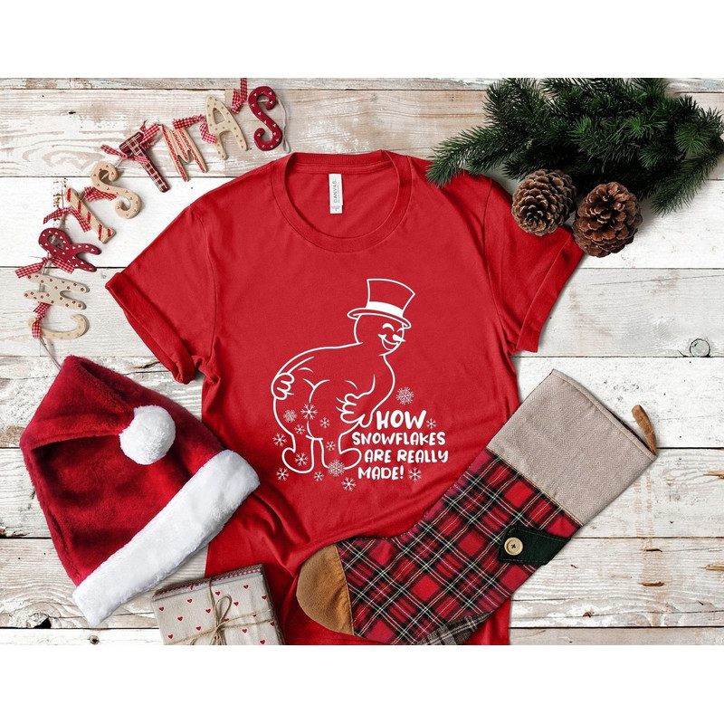 How Snowflake Are Really Made, Funny Snowman Shirt, Funny Christmas Shirt, Holiday Shirt, Winter Shirt, Snowflake Maker Shirt,Christmas Gift.jpg