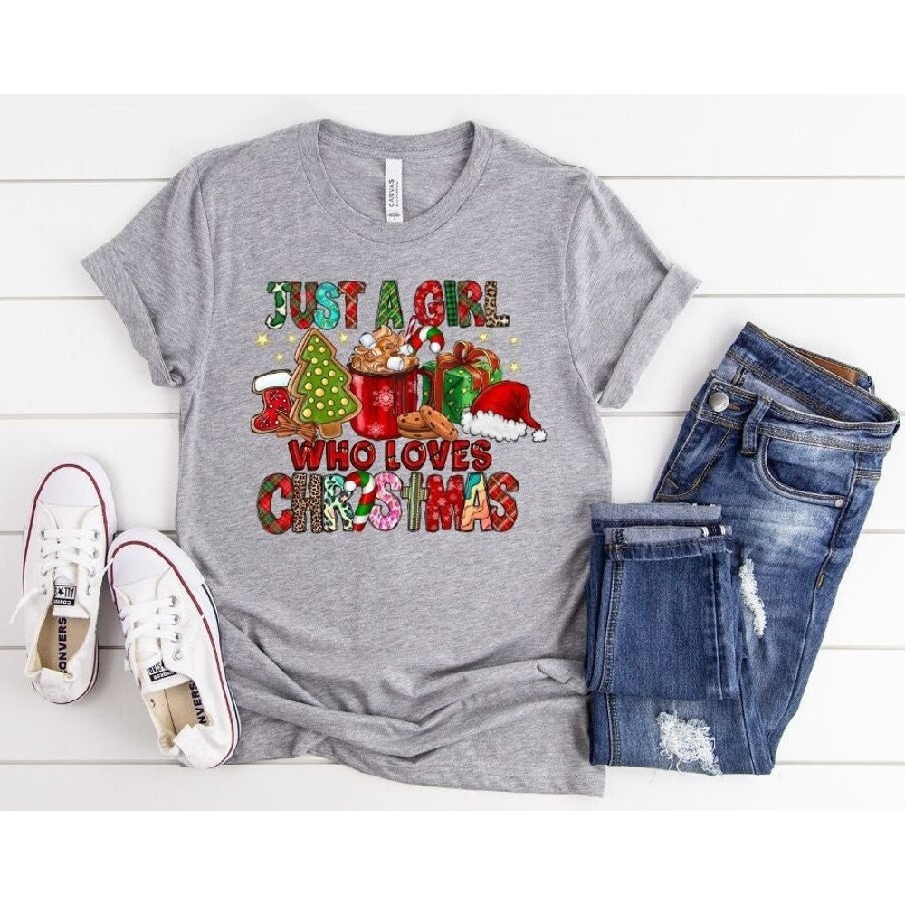Just A Girl Who Loves To Dance Christmas Shirt, , Dance Lover Shirt, Dancer Tees, Motivational Shirt, Tiny Dancers T-shirt, Gift For Her.jpg
