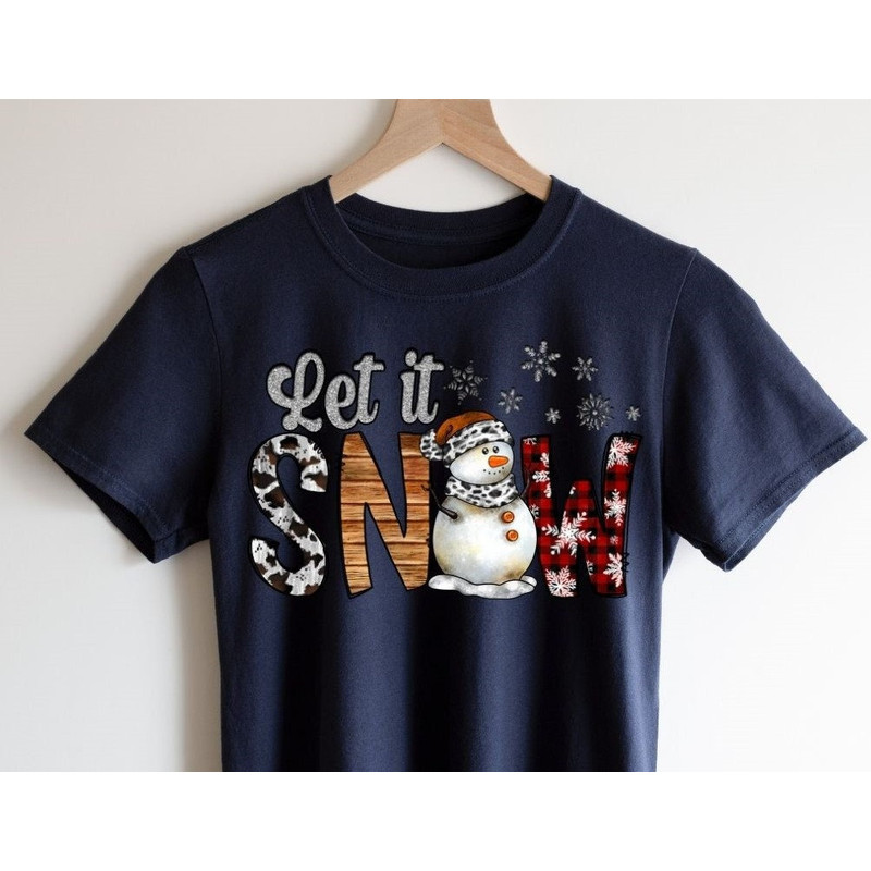 Let It Snowman Shirt, Snowman Shirt, Christmas T-Shirt, Winter shirt,Winter Time Shirt,Christmas Raglan,Winter Snowman Shirt,Merry Christmas.jpg