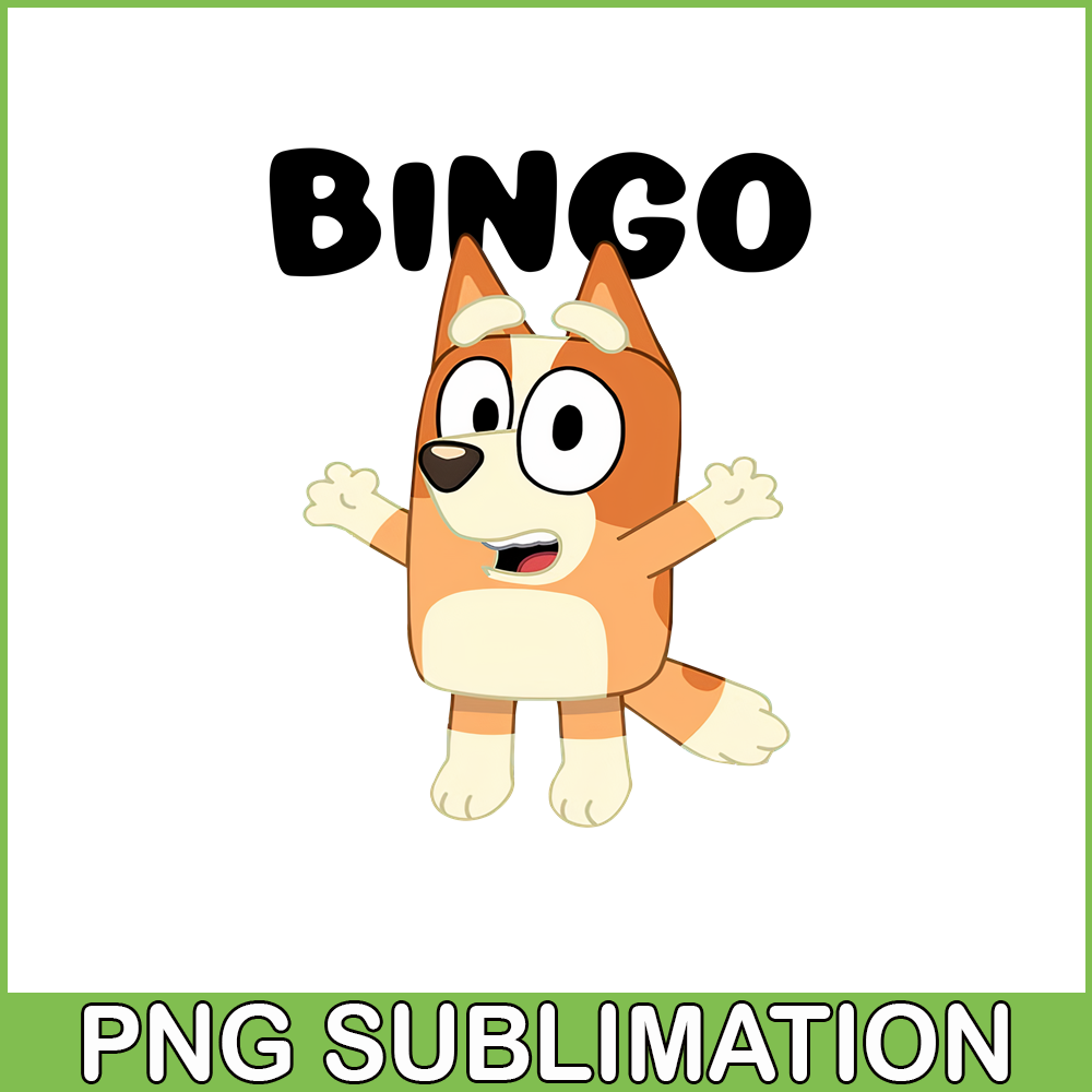 BLP22112303-Adorable Bingo PNG Bluey Character PNG Bluey Movie PNG.png