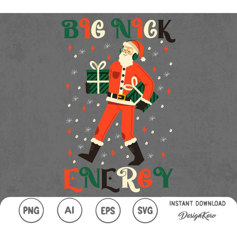 Big Nick Energy Big nick energy svg Big nick PNG Office Party Gift Retro Santa png Santa png Merry Christmas png Santa Claus Funny Christmas.jpg
