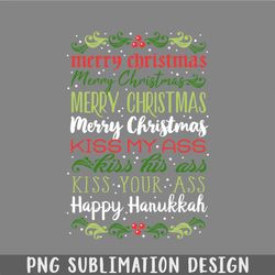 merry christmas kiss my ass png, christmas png