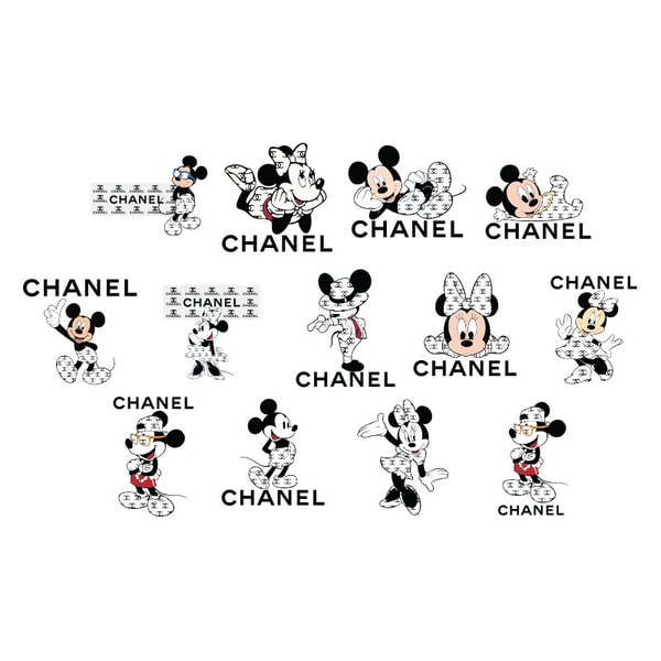 Channel Mini Mouse Mickey mouse Chanel Bundle Svg, Disney Mickey Svg, Minnie Sv - Inspire ...