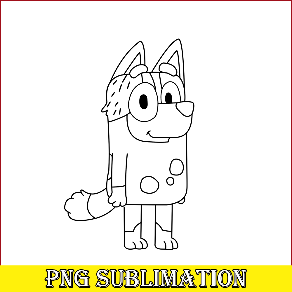 BLP22112332-Aunt Trixie Line PNG Bluey Character PNG Bluey Cartoon PNG.png