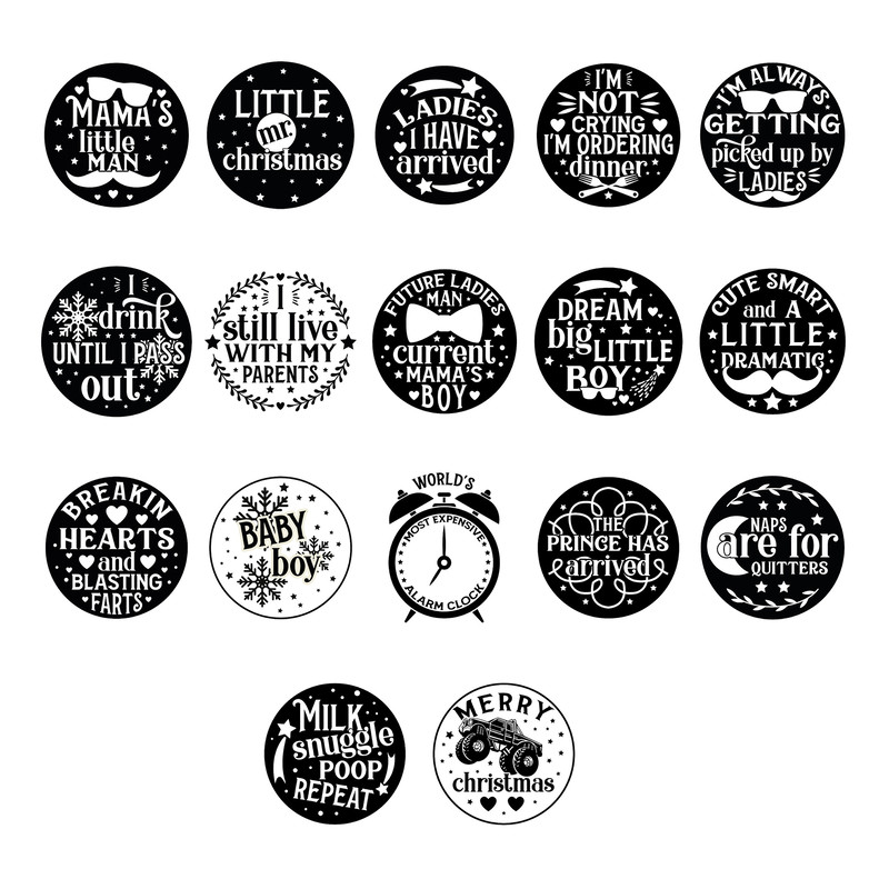 Round Christmas Ornaments SVG, Merry Christmas Quote 2023 SVG, Christmas Round Sign svg, Christmas Circle Sign SVG, Christmas Svg 2023 1.jpg