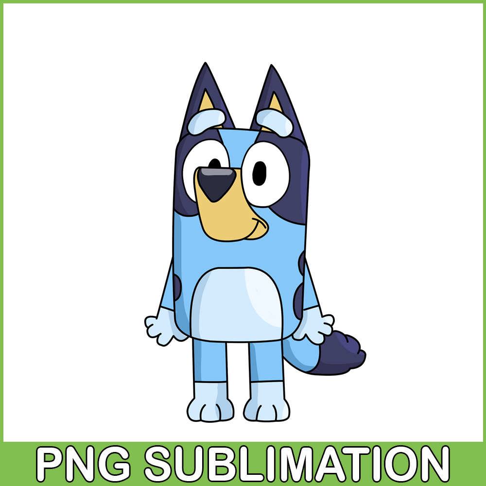BLP22112345-Bluey Cartoon PNG Bluey Family PNG Funny Dog Cartoon PNG.png
