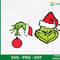Grinch Face Svg, Grinch Hand SVG, Grinch Face and Hand with Ornament, Grinch Face Silhouette, Christmas Grinch Face.jpg