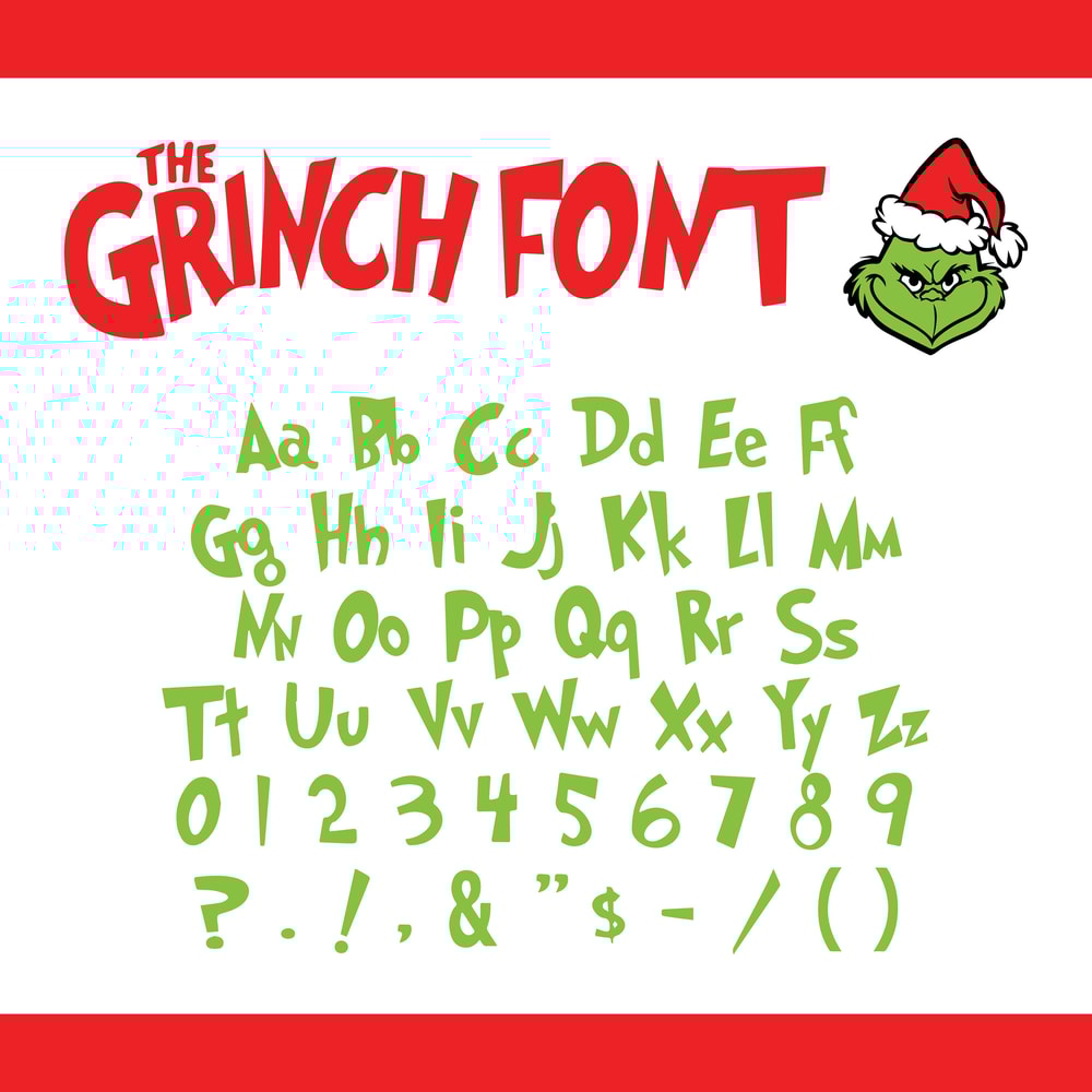Grinch Font SVG , Grinch Face Svg, Grinch Hand, Grinch Ornament, Grinch smile, Green Character svg, Grinch Christmas svg, Christmas Grinch 1.jpg