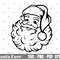 Santa SVG Santa Face Svg Vintage santa Svg Santa Claus svg Christmas Svg Holiday Svg Santa Silhouette Instabt Download.png