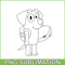 BLP22112370-Lucky Line PNG Lucky Bluey PNG Bluey Characters PNG.png