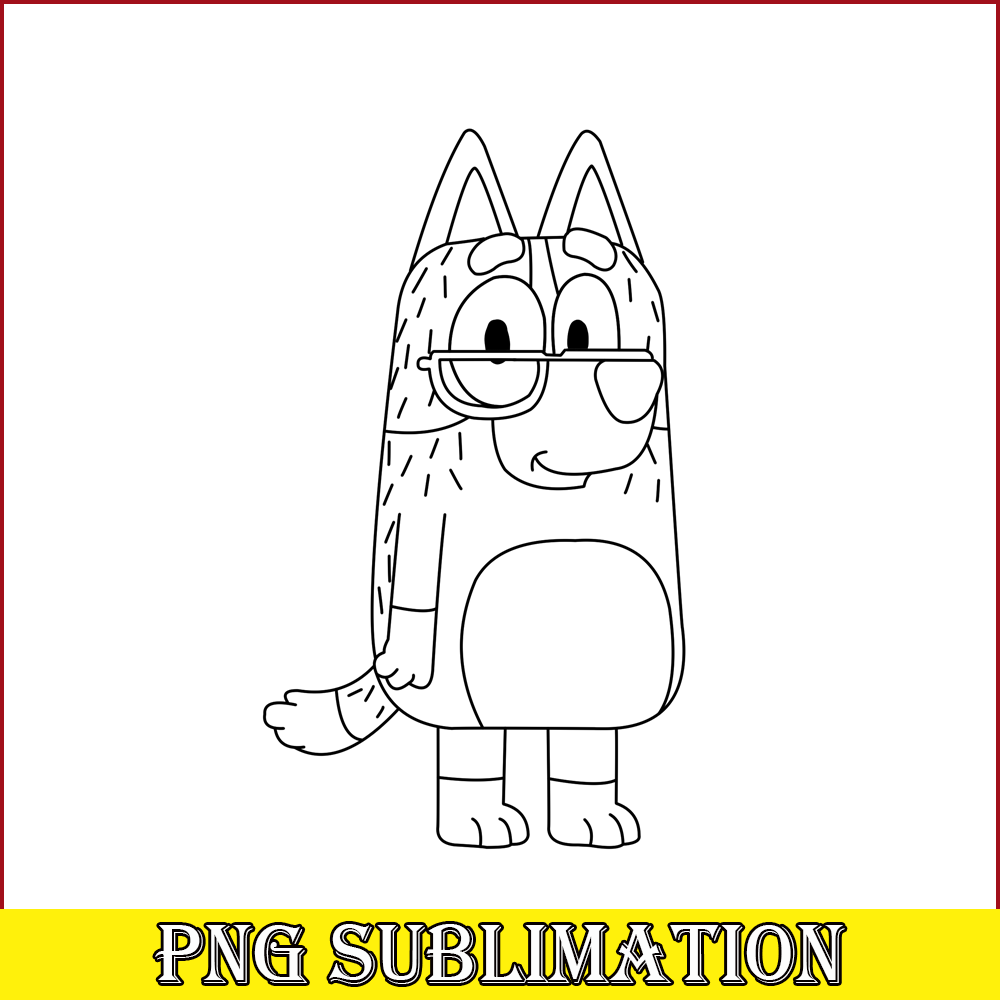 BLP22112378-Nana Line PNG Nana Bluey PNG Bluey Cartoon PNG.png