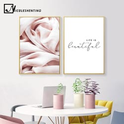 abstract canvas fashion poster nordic minimalist wall art life quotes print painting decoration picture scandinavian hom