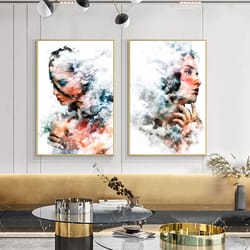abstract nude art cloud women paintings on canvas art sexy girl posters and prints wall art pictures for living room dec