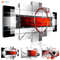 Abstract Painting Canvas Art 5 Pieces Red Ring Prints Poster Modern Metallic Wall Painting for Living Room Home Decor.jpg