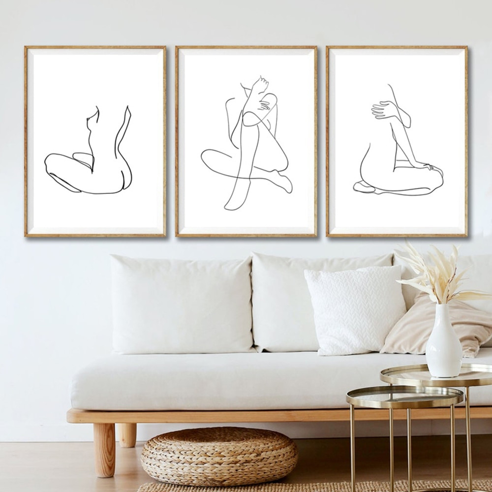 Abstract Sexy Female Nude Line Drawing Canvas Painting Nordic Minimalist Poster Erotic Woman Art Prints Gallery Wall Art Decor.jpg