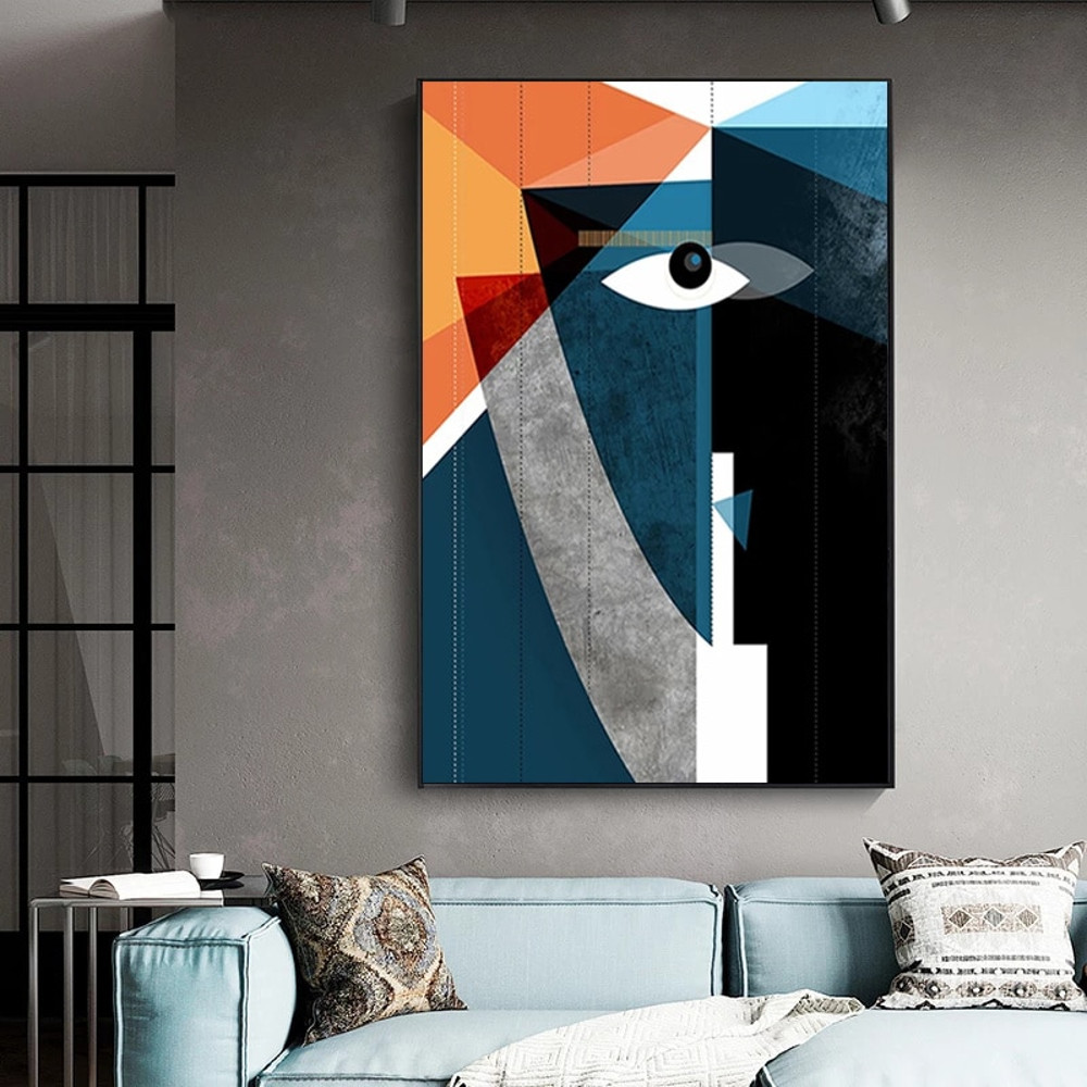 Abstract Splice Face Canvas Painting Modern Posters Print Geometric Wall Art Nordic Pictures For Living Room Bedroom Decoration.jpg