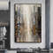 Abstract Thick Texture Building Oil Painting On Canvas Handmade City Picture Vertical Wall Art For Modern Home Decoration.jpg