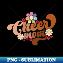cheer mom - decorative sublimation png file - revolutionize your designs