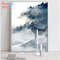 Aesthetic Conception Nordic Art Wolf Snow Mountain Art Canvas Poster Minimalist Print Nature Picture Modern Home Room Decoration.jpg