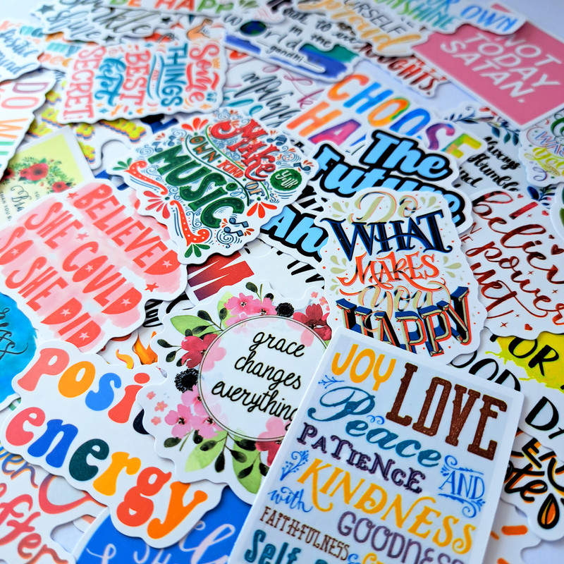 MotivationalInspirationalQuotesStickersPositiveQuotesstickers LaptopDecalsLuggageDecalsTe