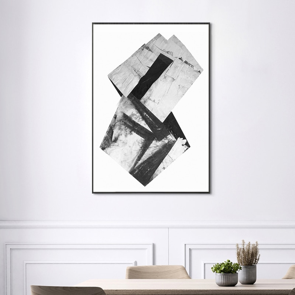 Black and White Abstract Oil Painting Prints on Canvas Wall Art Poster Home Decorative Pictures for Living Room Decor No Frame.jpg