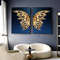 Modern Wall Art Pictures Canvas Painting Decoration Golden Butterfly Prints Poster for Living Room Nordic Bedroom Home Decor.jpg