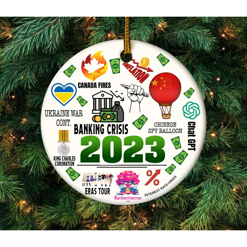 2023 Christmas Ornament,A Year in Review Ornament Keepsake,Funny Christmas Decoration,Housewarming Gift,Wholesale Christmas Tree E1MS30 - 1.jpg