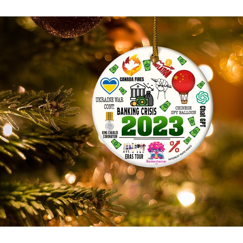 2023 Christmas Ornament,A Year in Review Ornament Keepsake,Funny Christmas Decoration,Housewarming Gift,Wholesale Christmas Tree E1MS30 - 2.jpg
